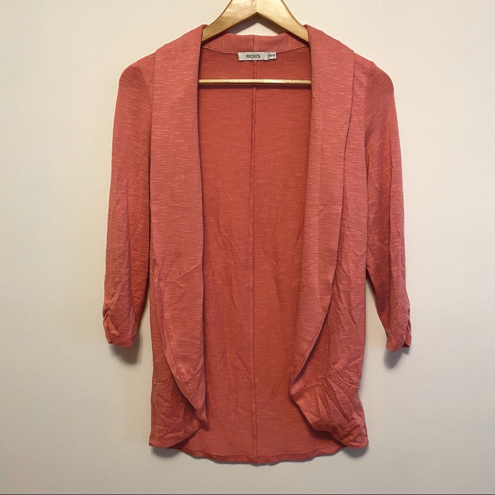 Peachy pink cover up cardigan